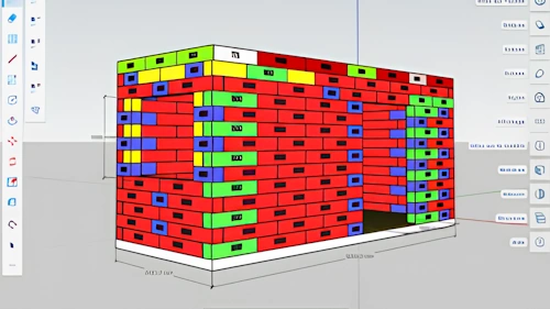 Plan 3D d'une construction